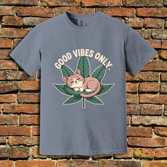 Good Vibes Cat T-Shirt