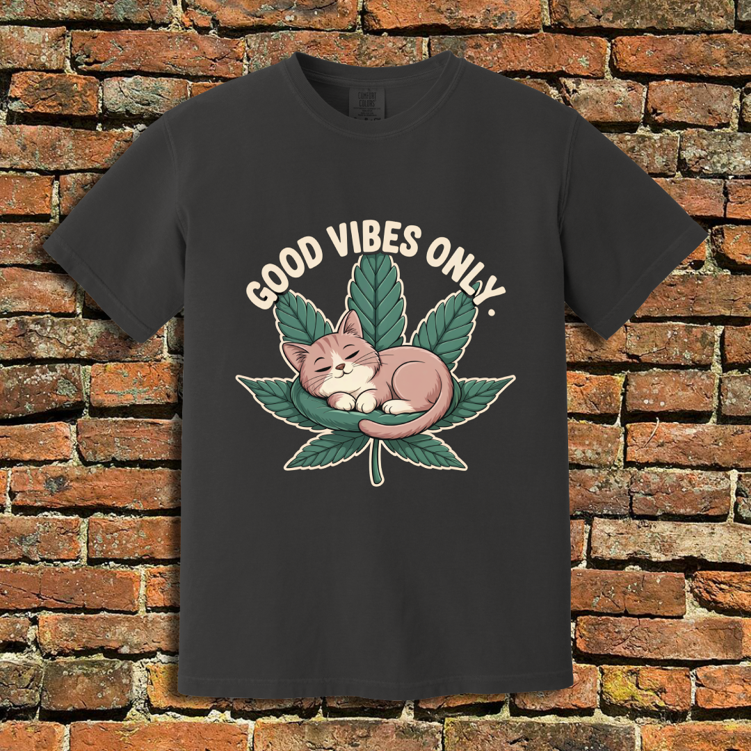 Good Vibes Cat T-Shirt