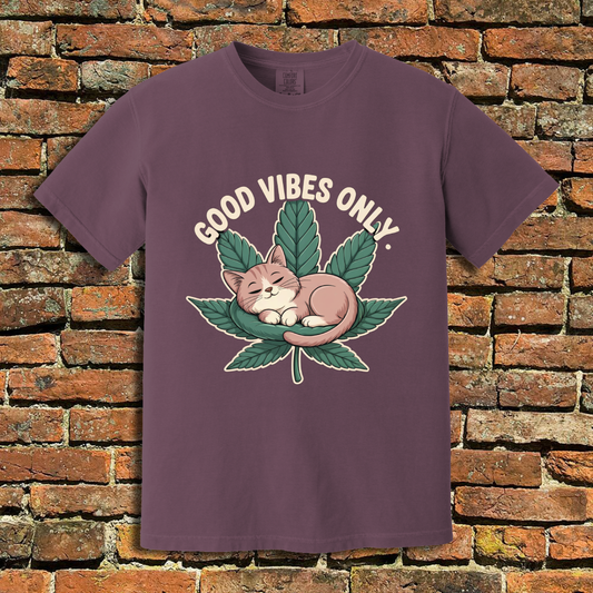 Good Vibes Cat T-Shirt
